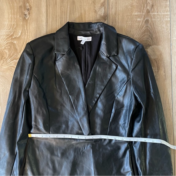 Express Vegan Leather Blazer Dress by Negin Mirsalehi - Picture 12 of 14